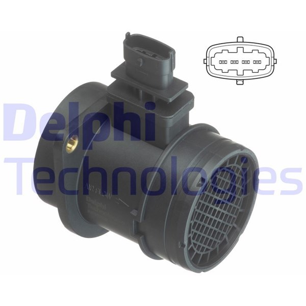 Luftmassemätare Delphi AF10399-12B1 DELPHI