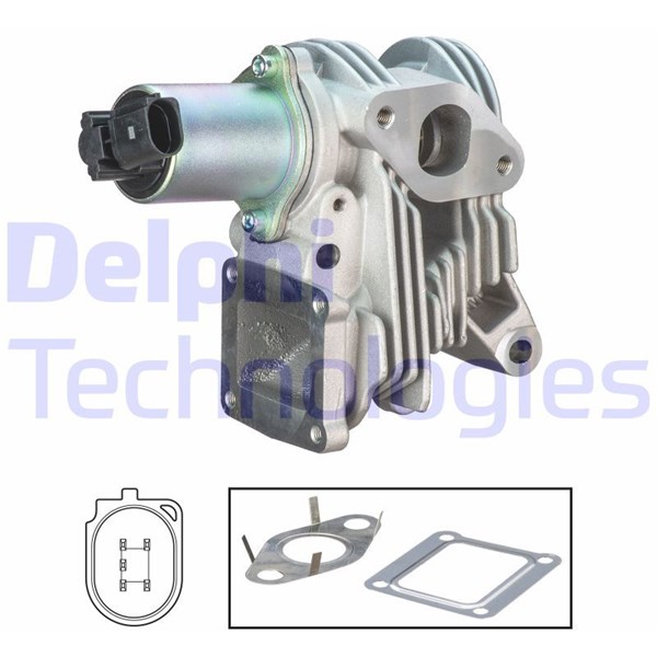 Egr-ventil 16V Delphi EG10414-12B1 DELPHI Egr-ventil 16V Delphi EG10414-12B1 DELPHI