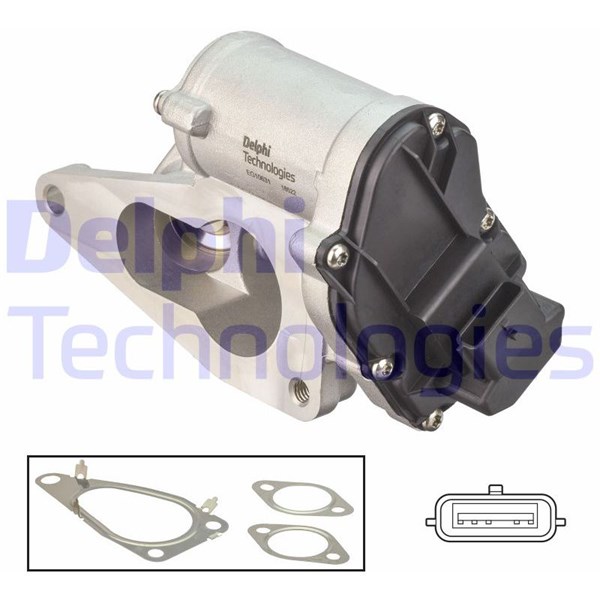 Egr-ventil Delphi EG10631-12B1 DELPHI