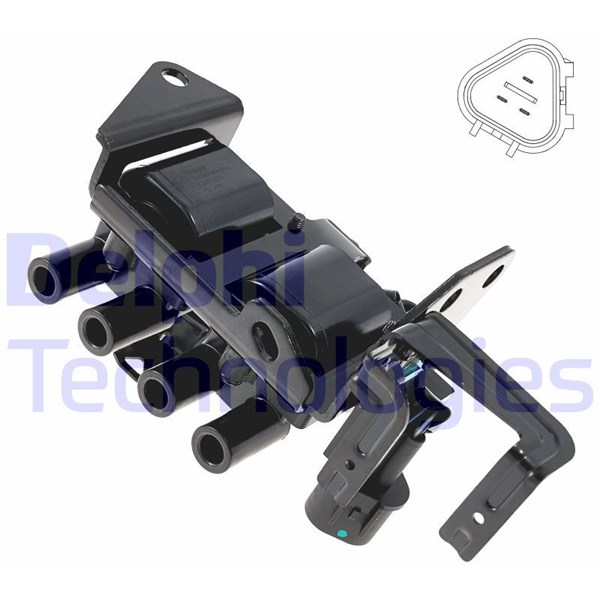 Tändspole 12V Delphi GN11039-12B1 DELPHI