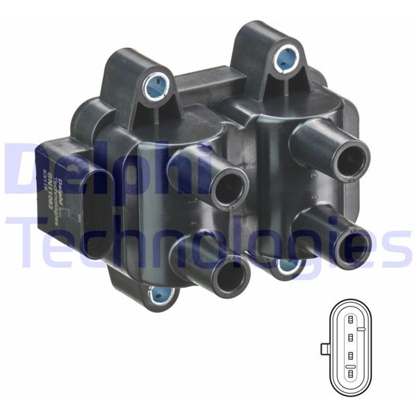 Tändspole 12V Delphi GN11083-12B1 DELPHI