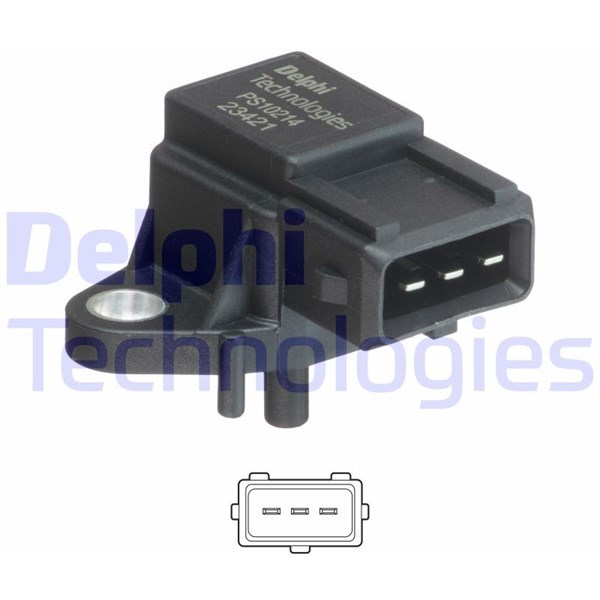 Sensor, insugstryck Delphi PS10214 DELPHI