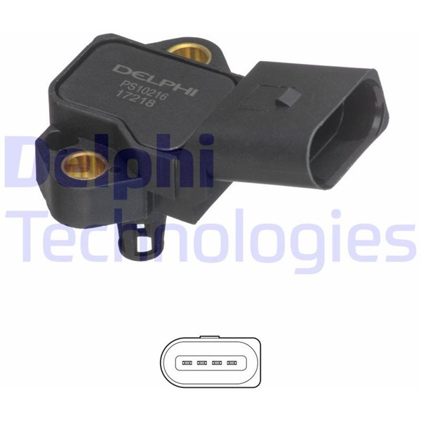 Sensor, insugstryck Delphi PS10216 DELPHI
