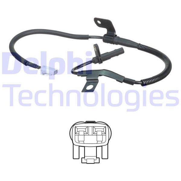 ABS-givare, Sensor, hjulvarvtal, Framaxel, Vänster Delphi SS20621 DELPHI ABS-givare, Sensor, hjulvarvtal, Framaxel, Vänster Delphi SS20621 DELPHI