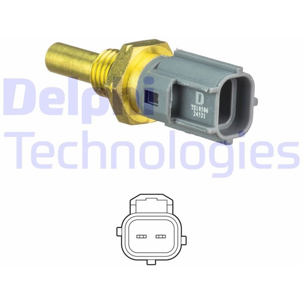 Kylvätsketemperatur-sensor Delphi TS10506 DELPHI