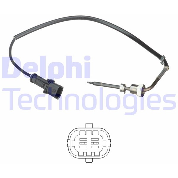 Sensor, avgastemperatur Delphi TS30195 DELPHI