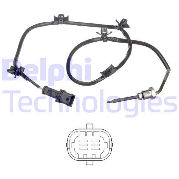 Sensor, avgastemperatur Delphi TS30216 DELPHI