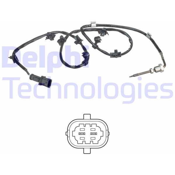 Sensor, avgastemperatur Delphi TS30238 DELPHI