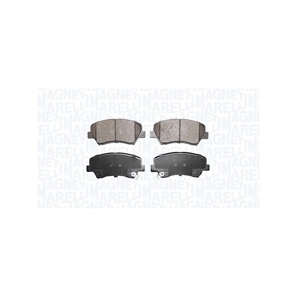 Bromsbeläggsats, Framaxel Magneti marelli 363916060850 MAGNETI MARELLI