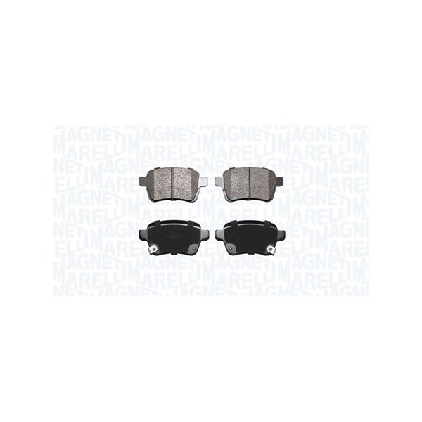Bromsbeläggsats, Bakaxel Magneti marelli 363916060879 MAGNETI MARELLI