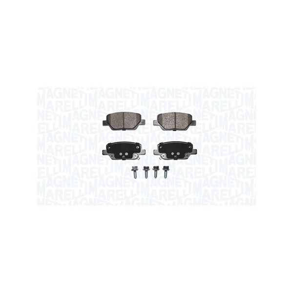 Bromsbeläggsats, Bakaxel Magneti marelli 363916060884 MAGNETI MARELLI