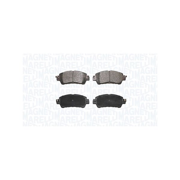 Bromsbeläggsats, Framaxel Magneti marelli 363916060902 MAGNETI MARELLI