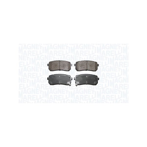 Bromsbeläggsats, Bakaxel Magneti marelli 363916060929 MAGNETI MARELLI