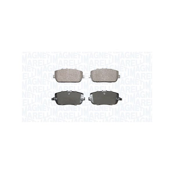 Bromsbeläggsats, Bakaxel Magneti marelli 363916060941 MAGNETI MARELLI