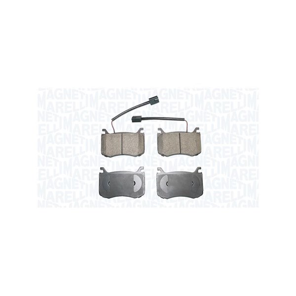 Bromsbeläggsats, Framaxel Magneti marelli 363916061108 MAGNETI MARELLI