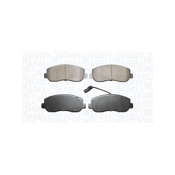 Bromsbeläggsats, Framaxel Magneti marelli 363916061129 MAGNETI MARELLI
