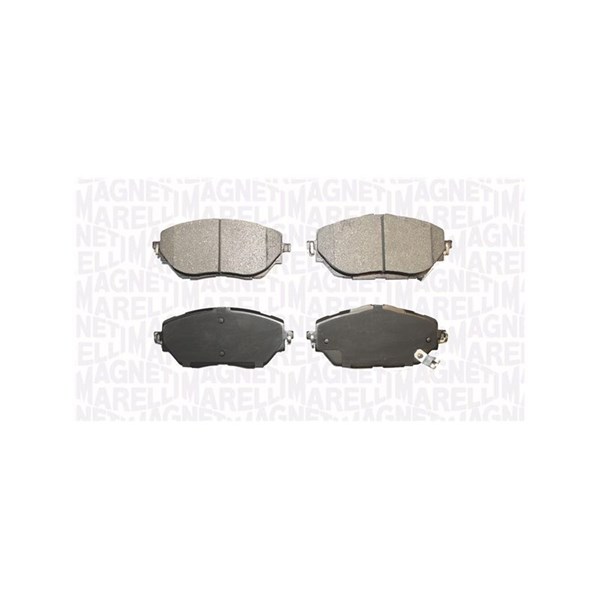 Bromsbeläggsats, Framaxel Magneti marelli 363916061139 MAGNETI MARELLI