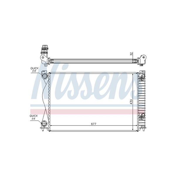 Kylare, motorkylning Nissens 60237A NISSENS Kylare, motorkylning Nissens 60237A NISSENS
