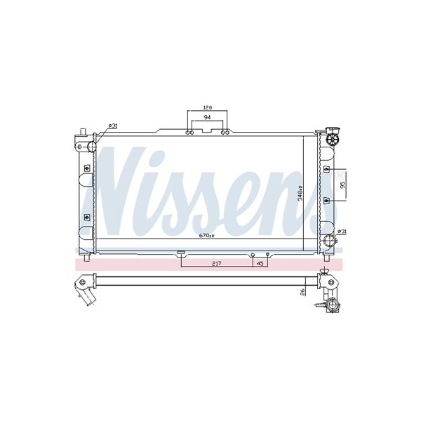 Kylare, motorkylning Nissens 62382A NISSENS Kylare, motorkylning Nissens 62382A NISSENS