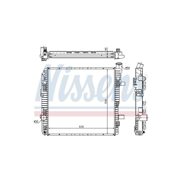 Kylare, motorkylning Nissens 62626A NISSENS Kylare, motorkylning Nissens 62626A NISSENS