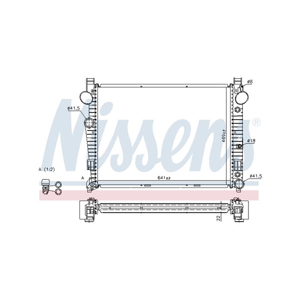 Kylare, motorkylning Nissens 62771A NISSENS Kylare, motorkylning Nissens 62771A NISSENS