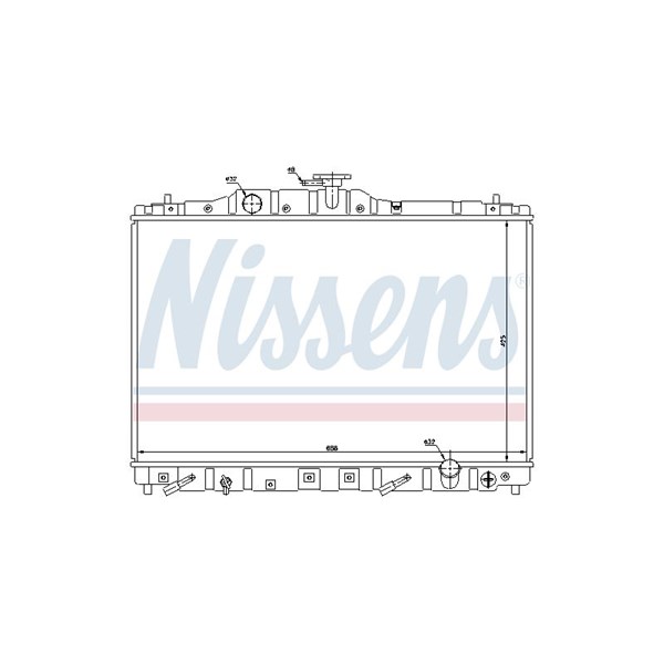 Kylare, motorkylning Nissens 63313 NISSENS