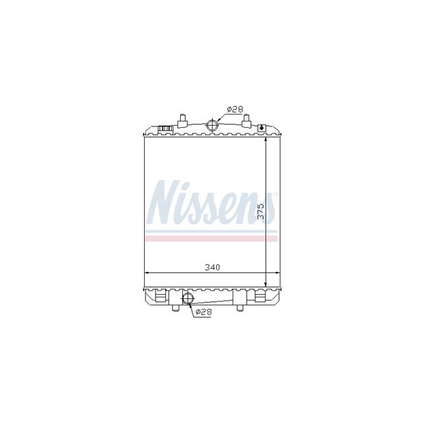 Kylare, motorkylning Nissens 64687 NISSENS Kylare, motorkylning Nissens 64687 NISSENS