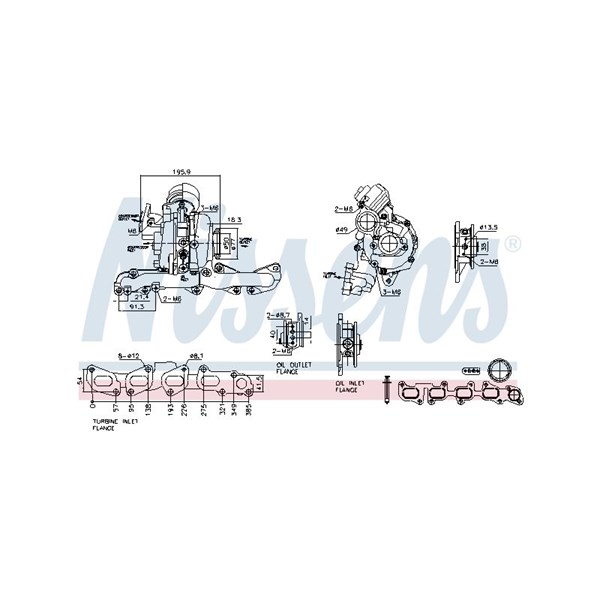 Turbo Nissens 93506 NISSENS