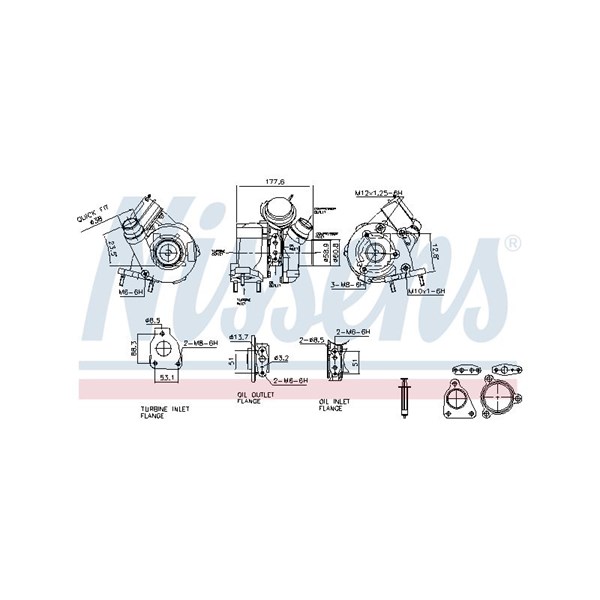 Turbo Nissens 93627 NISSENS