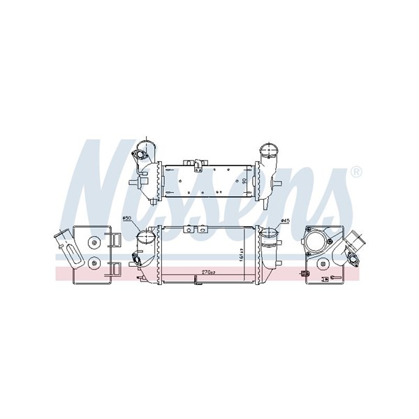 Intercooler Nissens 961488 NISSENS