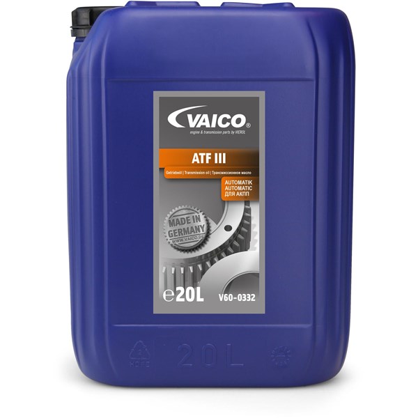 Transmissionsolja VEMO ATF III, 20 ltr
