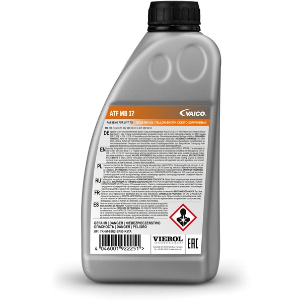 Transmissionsolja VAICO ATF MB17, 1 L