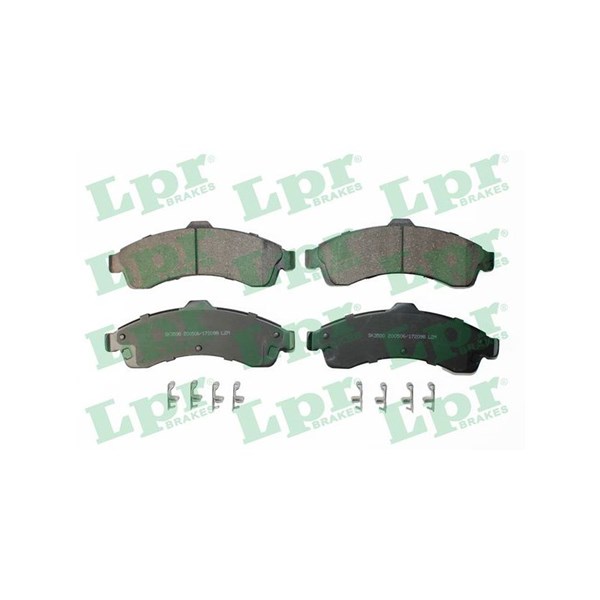 Bromsbeläggsats, Framaxel Lpr 05P2098 LPR