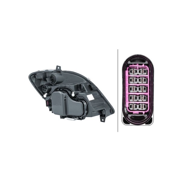 Strålkastare 12V, Vänster Hella 1ZS 247 012-211 HELLA Strålkastare 12V, Vänster Hella 1ZS 247 012-211 HELLA
