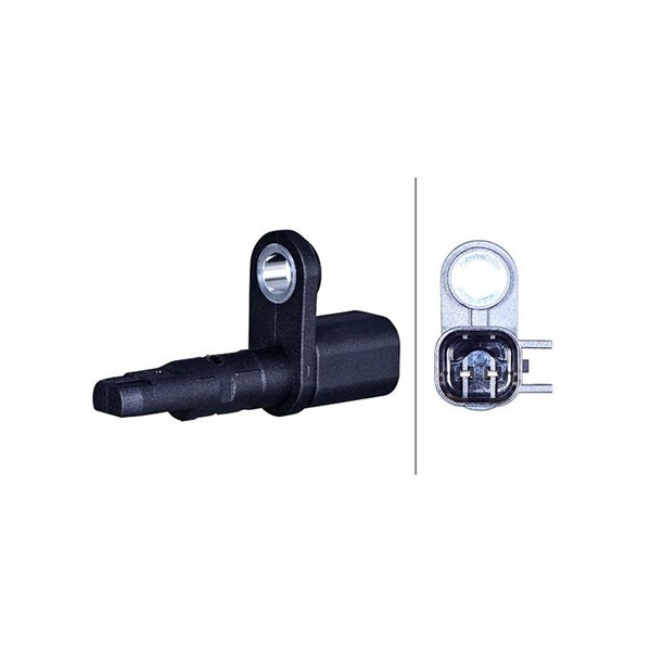 ABS-givare, Sensor, hjulvarvtal, Framaxel, Bakaxel Hella 6PU 358 HELLA ABS-givare, Sensor, hjulvarvtal, Framaxel, Bakaxel Hella 6PU 358 HELLA