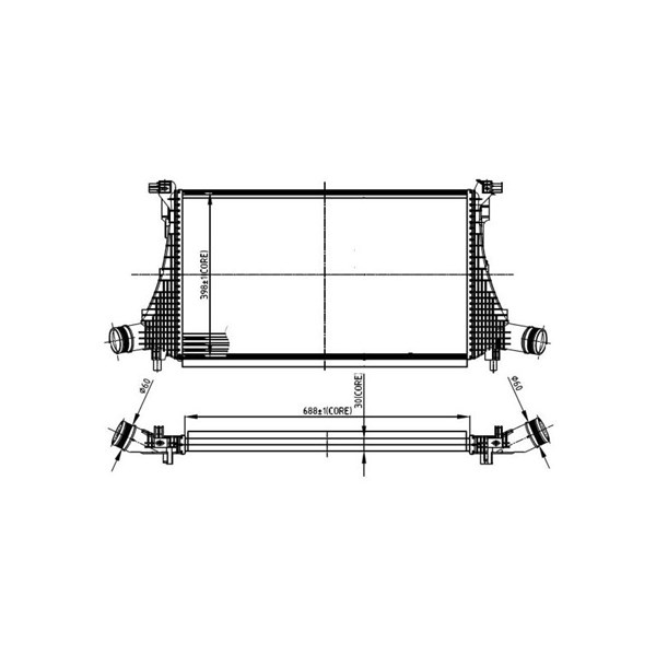 Intercooler Nrf 309059 NRF