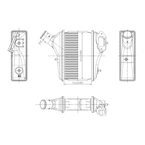 Intercooler Nrf 309091 NRF