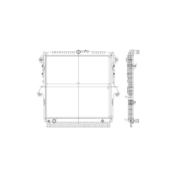 Kylare, motorkylning Nrf 560001 NRF Kylare, motorkylning Nrf 560001 NRF