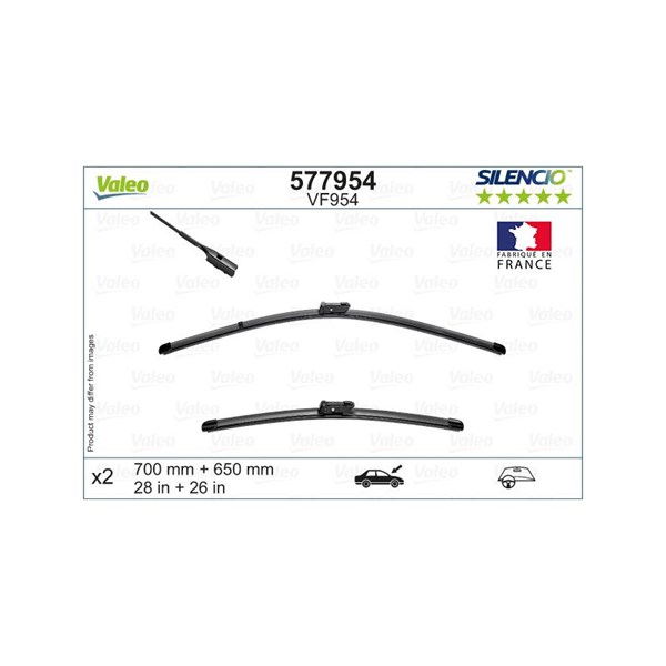 Torkarblad, Fram Valeo 577954 VALEO Torkarblad, Fram Valeo 577954 VALEO