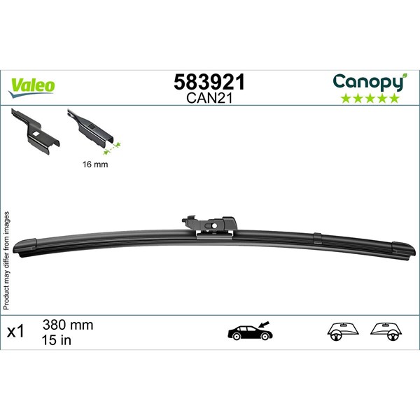 Torkarblad, Passagerarsida Valeo 583921 VALEO