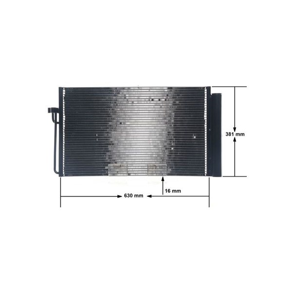 Kondensor, klimatanläggning Mahle AC 345 000S MAHLE