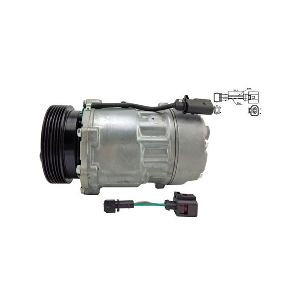 Kompressor, klimatanläggning 12V Mahle ACP 191 000S MAHLE
