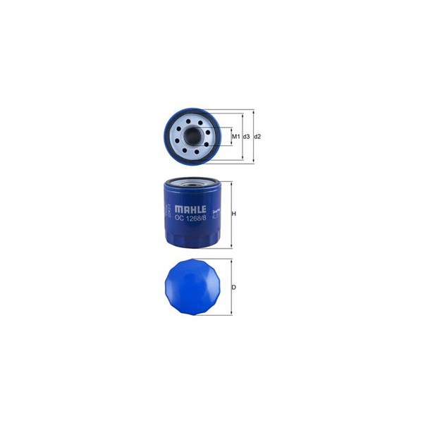 Oljefilter Knecht OC 1268/8 KNECHT