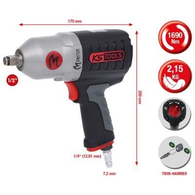 Mutterdragera (tryckluft), Universal Ks tools 515.1210 KS TOOLS