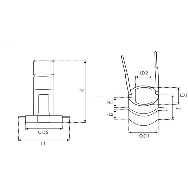 Släpring, generator As-pl ASL9034 AS-PL