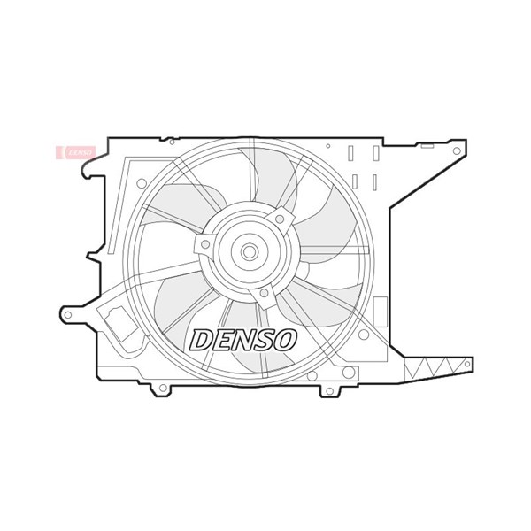 Fläkt, kylare Denso DER37003 DENSO