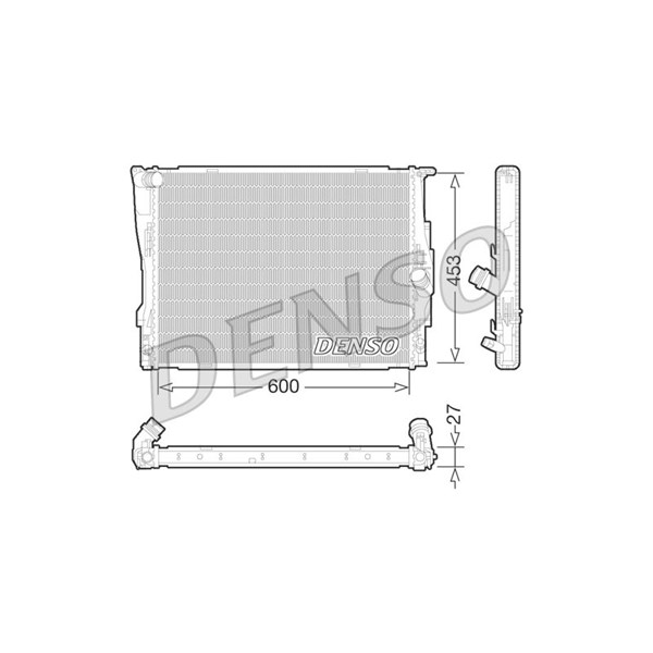 Kylare, motorkylning Denso DRM05073 DENSO