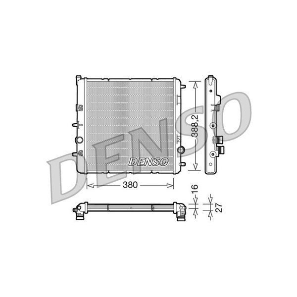 Kylare, motorkylning Denso DRM07003 DENSO