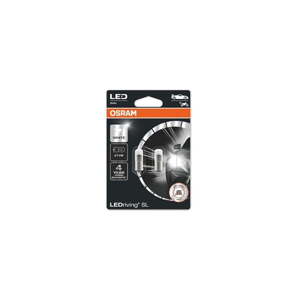 Glödlampa, Osram LEDriving SL T4W 12V, Bak Osram 3893DWP-02B OSRAM