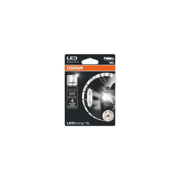 Glödlampa, Osram LEDriving SL C5W, Fram, Bak, Höger bak, Vänster  OSRAM